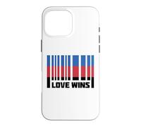 Carcasa para iPhone 16 Pro MAX Bandera de poliamor Amor GANA poliamoroso