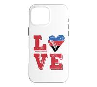 Carcasa para iPhone 16 Pro MAX Bandera de poliamor Amor poliamoroso