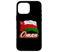 Carcasa para iPhone 16 Pro MAX Bandera patriótica de Omán para Hombres, Mujeres y niños