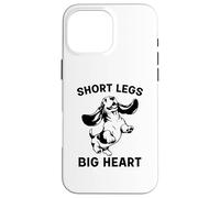 Carcasa para iPhone 16 Pro MAX Basset Hound Short Legs Big Heart