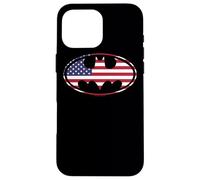 Carcasa para iPhone 16 Pro MAX Batman American Flag Oval