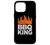 Carcasa para iPhone 16 Pro MAX BBQ King Barbacoa Parrilla Ahumado Patio Trasero Cocina Patio Trasero