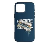 Carcasa para iPhone 16 Pro MAX Been There Done That Retro Cassette Mixtape de los 90