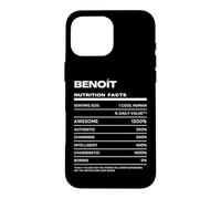 Carcasa para iPhone 16 Pro MAX Benoît Datos de Nutrición Nombre Gracioso