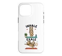 Carcasa para iPhone 16 Pro MAX Berger Picard Haciendo Yoga inhalar - exale DIGOR Divertido