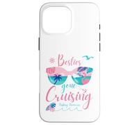 Carcasa para iPhone 16 Pro MAX Besties Gone Cruising Matching Womens Girls Cruise