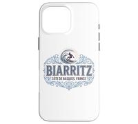 Carcasa para iPhone 16 Pro MAX Biarritz Côte Des Basques France Surf Ornado para Luces