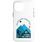 Carcasa para iPhone 16 Pro MAX Bicicleta Camino del Norte Santiago de Compostela 2026