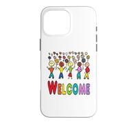 Carcasa para iPhone 16 Pro MAX Bienvenidos a los Refugiados y migrantes