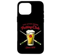 Carcasa para iPhone 16 Pro MAX Billar Tarde Horas Potting Club Cue Ball