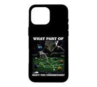 Carcasa para iPhone 16 Pro MAX Billiards Physics Alien Nerd Pool Player