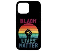 Carcasa para iPhone 16 Pro MAX Black Lives Matter Anti Racismo Igualdad Negro Historia Mes
