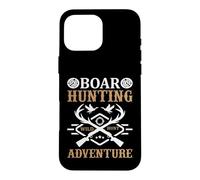 Carcasa para iPhone 16 Pro MAX Boar Hunting Wild Hunt Adventure Hunter Life Nature Lover