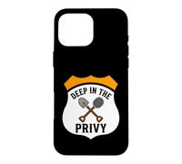 Carcasa para iPhone 16 Pro MAX Bottle Digging Relic Hunter Deep In The Privy Design