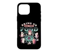 Carcasa para iPhone 16 Pro MAX Bring Us All The Food Cat Seance Lindo Pentagram EduEly