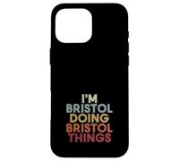 Carcasa para iPhone 16 Pro MAX Bristol Name Bristol Personalized Name First Given