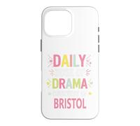 Carcasa para iPhone 16 Pro MAX Bristol Personalized Name Funny Cute Custom Bristol Name