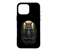 Carcasa para iPhone 16 Pro MAX Búho Nocturnal Bird of Prey Silent Wise Spirit Hunter