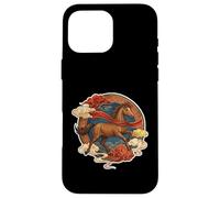 Carcasa para iPhone 16 Pro MAX Caballo del Zodiaco Chino Lunar