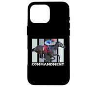 Carcasa para iPhone 16 Pro MAX Caballo Mandamiento, Carreras de Caballos, Santa Anita, del Mar, Caballo