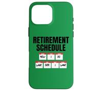 Carcasa para iPhone 16 Pro MAX Calendario de jubilación: Ahora Hago lo Que Quiero