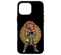 Carcasa para iPhone 16 Pro MAX Calendario Guerrero Azteca de MMA Mexicano