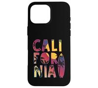 Carcasa para iPhone 16 Pro MAX California Surfing Retro Vintage Surf Verano