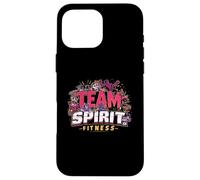 Carcasa para iPhone 16 Pro MAX Camiseta de Gimnasio Rock & Roll Your Healthy Life Style Team Fitness