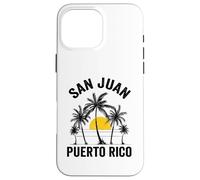 Carcasa para iPhone 16 Pro MAX Camiseta de Recuerdo de Playa de San Juan Puerto Rico 2025 Vacaciones