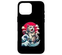 Carcasa para iPhone 16 Pro MAX Camiseta Retro Vintage de Arte japonés Legendario Raro Kaiju
