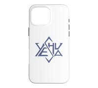 Carcasa para iPhone 16 Pro MAX Camiseta Yeshua Jesucristo Super Star of David