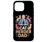 Carcasa para iPhone 16 Pro MAX Campeón de Pastor de Gatos Profesional