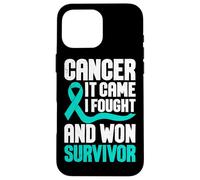 Carcasa para iPhone 16 Pro MAX Cáncer Llegó Luché Y Gané Sobreviviente