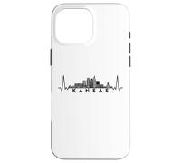 Carcasa para iPhone 16 Pro MAX Cardiogram Skyline USA Kansas