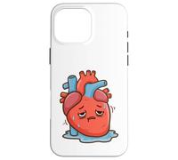 Carcasa para iPhone 16 Pro MAX Cardiólogo. Insuficiencia cardíaca. Dibujos Animados. Ataque cardíaco. Salud