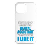 Carcasa para iPhone 16 Pro MAX Carrera Dental Amo mi Trabajo Asistente Dental Loco