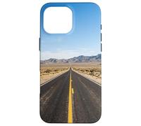 Carcasa para iPhone 16 Pro MAX Carretera del Desierto Largo Recto Camino Vasta Vista del Paisaje