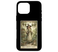 Carcasa para iPhone 16 Pro MAX Carta de Tarot The Garden Lady Botanist Gardening