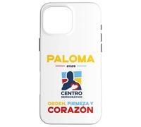 Carcasa para iPhone 16 Pro MAX Centro Democrático Paloma 2026 Orden Firmeza y Corazón