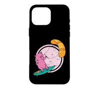 Carcasa para iPhone 16 Pro MAX Cerdo en Kite Surfing