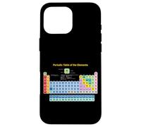 Carcasa para iPhone 16 Pro MAX Chemical Periodic Table of Elements Novelty Graphic Designs