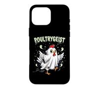 Carcasa para iPhone 16 Pro MAX Chicken Ghost Poultrygeist Halloween Costume Farmer