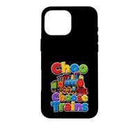 Carcasa para iPhone 16 Pro MAX Choo Elegir Trenes Divertido Tren Amante Juego de Palabras