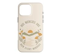 Carcasa para iPhone 16 Pro MAX Christian Faith California Poppy Sus misericordias Son Nuevas