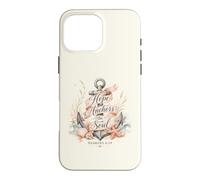 Carcasa para iPhone 16 Pro MAX Christian Hope Anchors The Soul Hebreos 6 19 Versículo de la Biblia