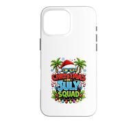 Carcasa para iPhone 16 Pro MAX Christmas July Squad Summer Santa Hat Sunglasses Palm Tree