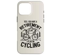 Carcasa para iPhone 16 Pro MAX Ciclismo Plan de Jubilación Ciclista Retirado Bicicleta Bicicleta MTB
