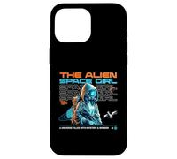 Carcasa para iPhone 16 Pro MAX Ciencia Ficción El Alien Espacio Chica Universo Misterio Y Maravilla