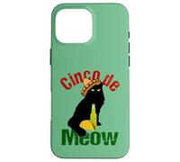 Carcasa para iPhone 16 Pro MAX Cinco de Meow - Fun Beer Taco Cat Cinco de Mayo