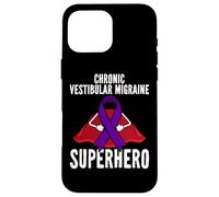 Carcasa para iPhone 16 Pro MAX Cinta Morada de superhéroe Guerrero vestibular crónica